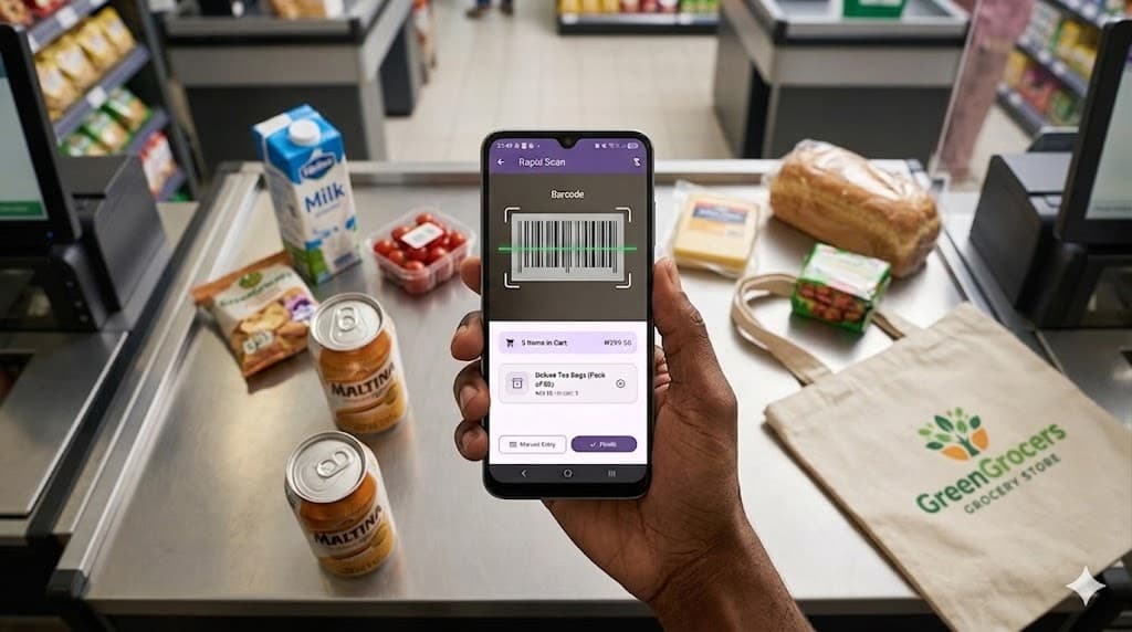 Merchant using POS